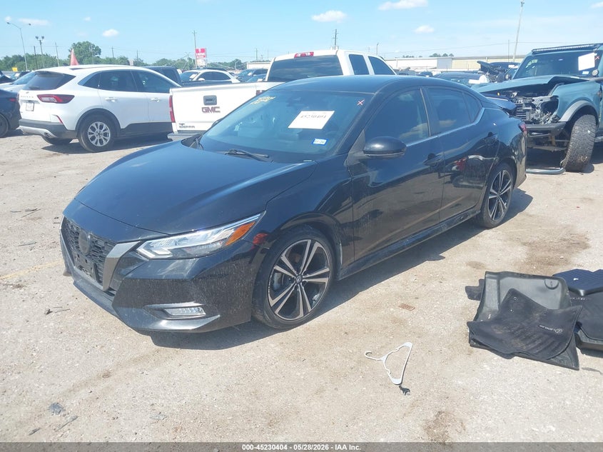 2021 Nissan Sentra VIN 3N1AB8DVXMY219100 IAAI salvage auction — REAR END, Salvage Title, sold $3,625 on 2026-07-22 (photo 2)