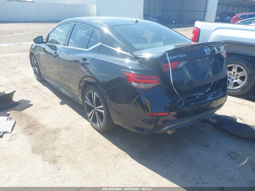 2021 Nissan Sentra VIN 3N1AB8DVXMY219100 IAAI salvage auction — REAR END, Salvage Title, sold $3,625 on 2026-07-22 (photo 3)