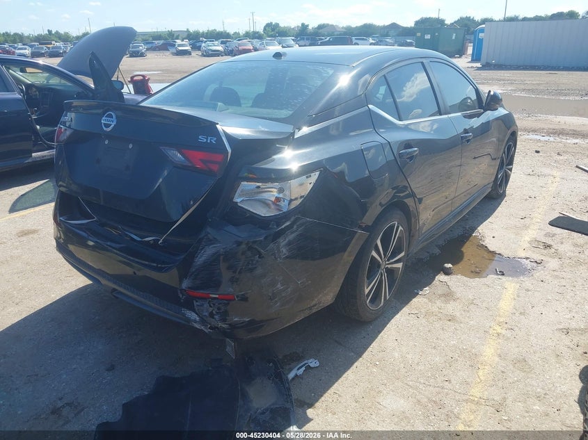2021 Nissan Sentra VIN 3N1AB8DVXMY219100 IAAI salvage auction — REAR END, Salvage Title, sold $3,625 on 2026-07-22 (photo 4)