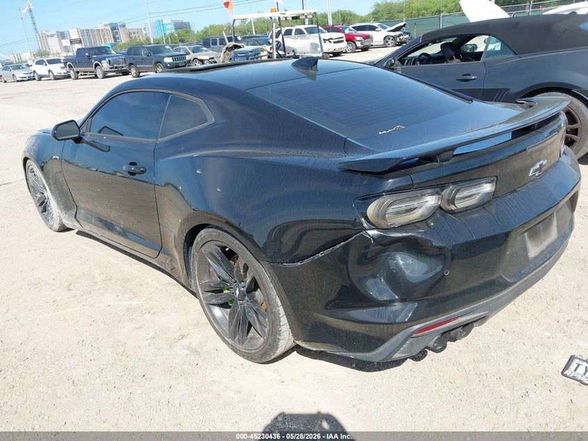 2019 Chevrolet Camaro VIN 1G1FH1R70K0138917 IAAI salvage auction — RIGHT SIDE, Salvage Title, sold $7,500 on 2026-07-29 (photo 3)