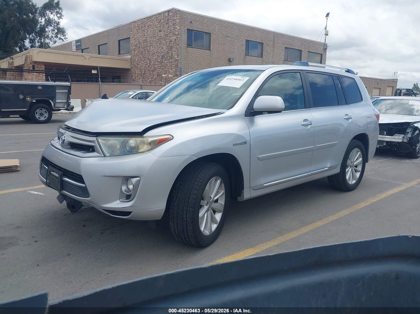 2011 Toyota Highlander VIN JTEDC3EH4B2003107 IAAI salvage auction — RIGHT FRONT, Salvage (California), sold $5,500 on 2026-07-20 (photo 2)