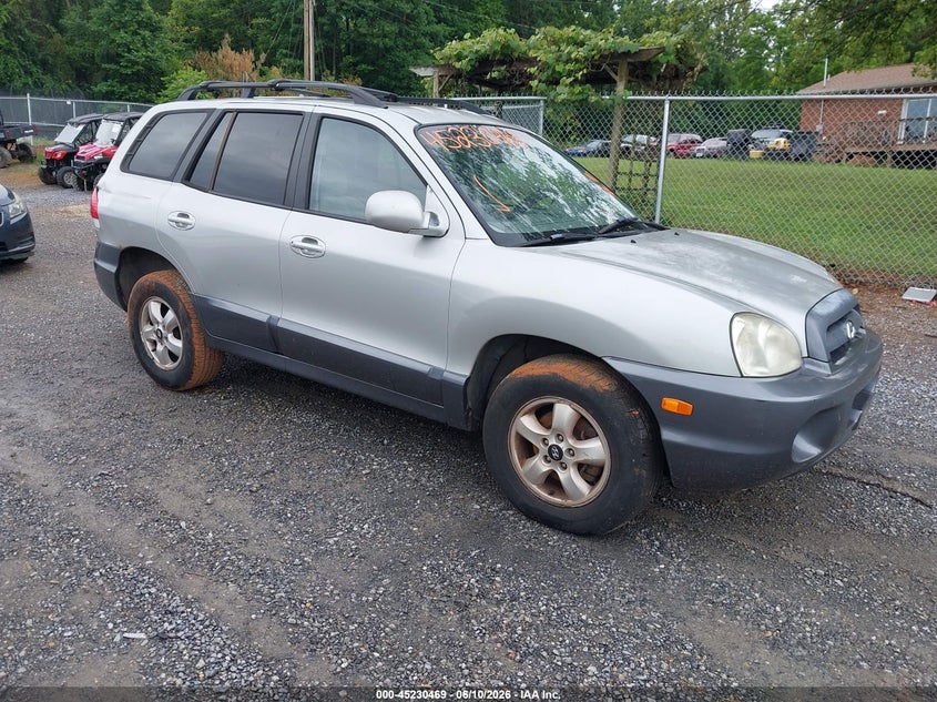 2006 Hyundai Santa fe VIN KM8SC73E26U095576 IAAI salvage auction — REPOSSESSION, Clear (Virginia), sold $25 on 2026-07-28 (photo 1)