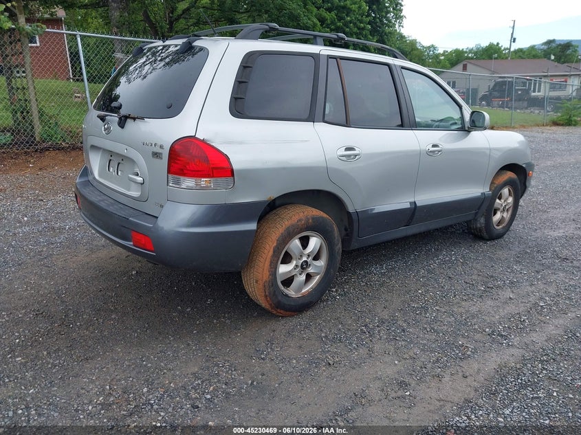 2006 Hyundai Santa fe VIN KM8SC73E26U095576 IAAI salvage auction — REPOSSESSION, Clear (Virginia), sold $25 on 2026-07-28 (photo 4)