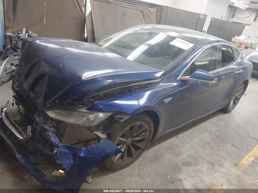 2016 Tesla Model s VIN 5YJSA1E44GF134304 IAAI salvage auction — FRONT END, Salvage (Arizona), sold $2,050 on 2026-07-28 (photo 2)