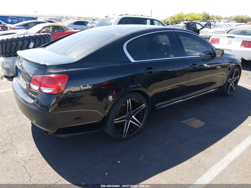 2006 Lexus Gs 300 VIN JTHBH96S765003695 IAAI salvage auction — NORMAL WEAR, Clear (California), sold $25 on 2026-07-24 (photo 4)