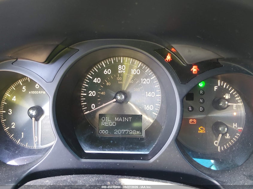 2006 Lexus Gs 300 VIN JTHBH96S765003695 IAAI salvage auction — NORMAL WEAR, Clear (California), sold $25 on 2026-07-24 (photo 7)