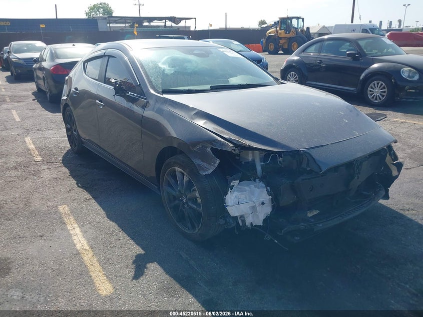 2025 Mazda 3 VIN JM1BPAKM7S1770915 IAAI salvage auction — FRONT END, Salvage Title, sold $2,375 on 2026-07-20 (photo 1)