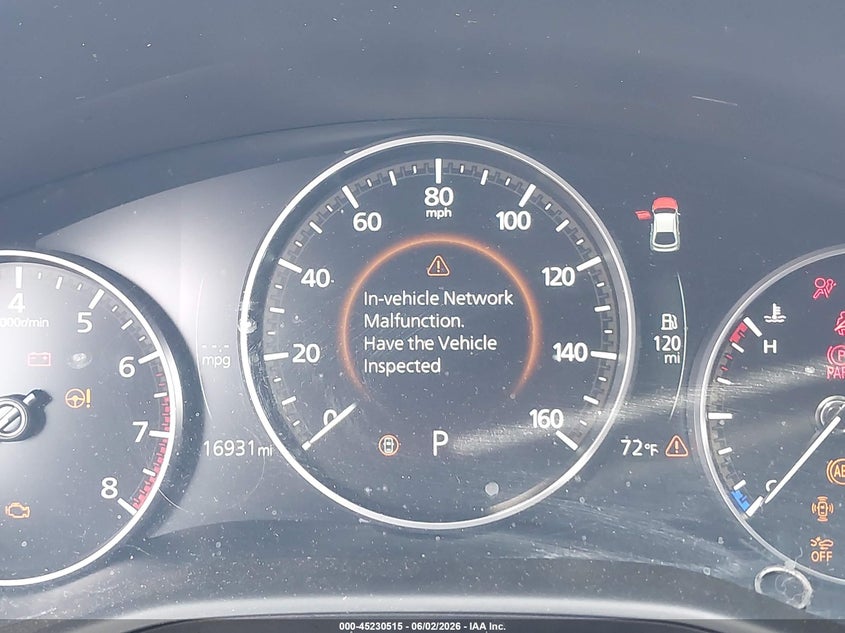 2025 Mazda 3 VIN JM1BPAKM7S1770915 IAAI salvage auction — FRONT END, Salvage Title, sold $2,375 on 2026-07-20 (photo 7)