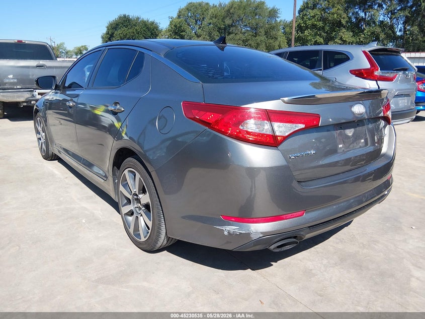 2013 Kia Optima VIN 5XXGR4A65DG172849 IAAI salvage auction — RIGHT SIDE, Salvage (Texas), sold $550 on 2026-07-28 (photo 3)