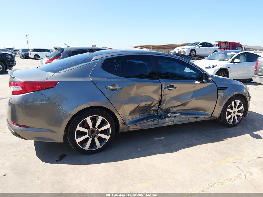 2013 Kia Optima VIN 5XXGR4A65DG172849 IAAI salvage auction — RIGHT SIDE, Salvage (Texas), sold $550 on 2026-07-28 (photo 6)
