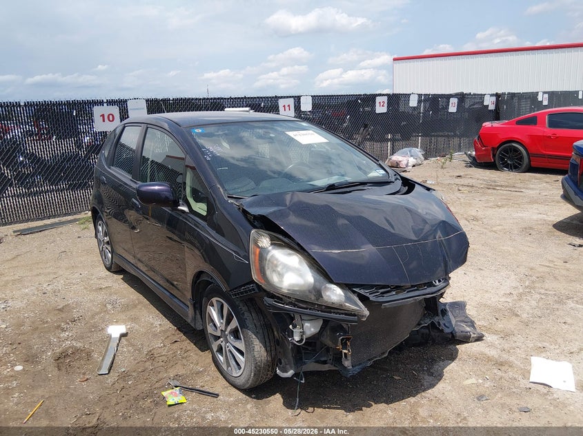 2013 Honda Fit VIN JHMGE8H65DC064481 IAAI salvage auction — FRONT END, Salvage Title, sold $1,200 on 2026-07-21 (photo 1)