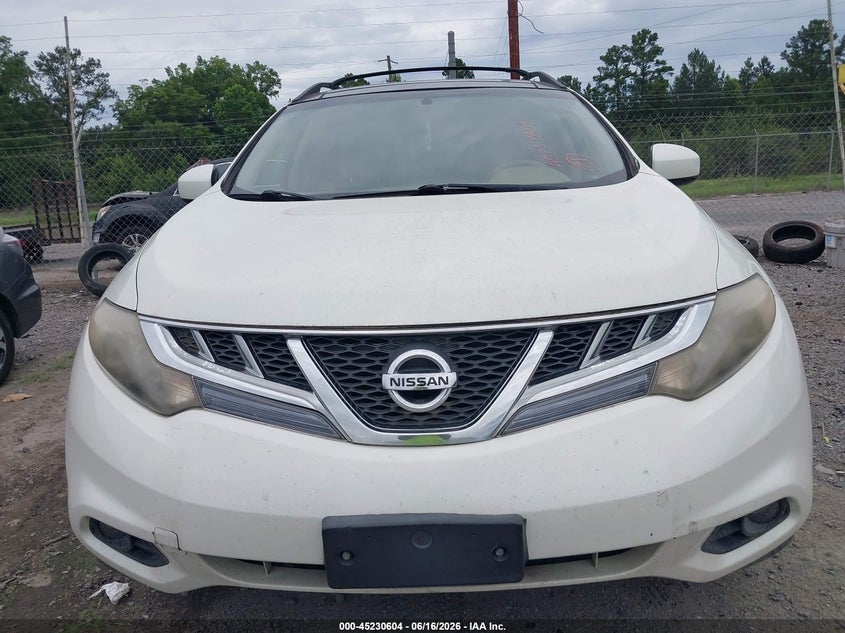 2011 Nissan Murano VIN JN8AZ1MU0BW055937 IAAI salvage auction — NORMAL WEAR, Repossession Paperwork (South Carolina), sold $375 on 2026-07-24 (photo 6)