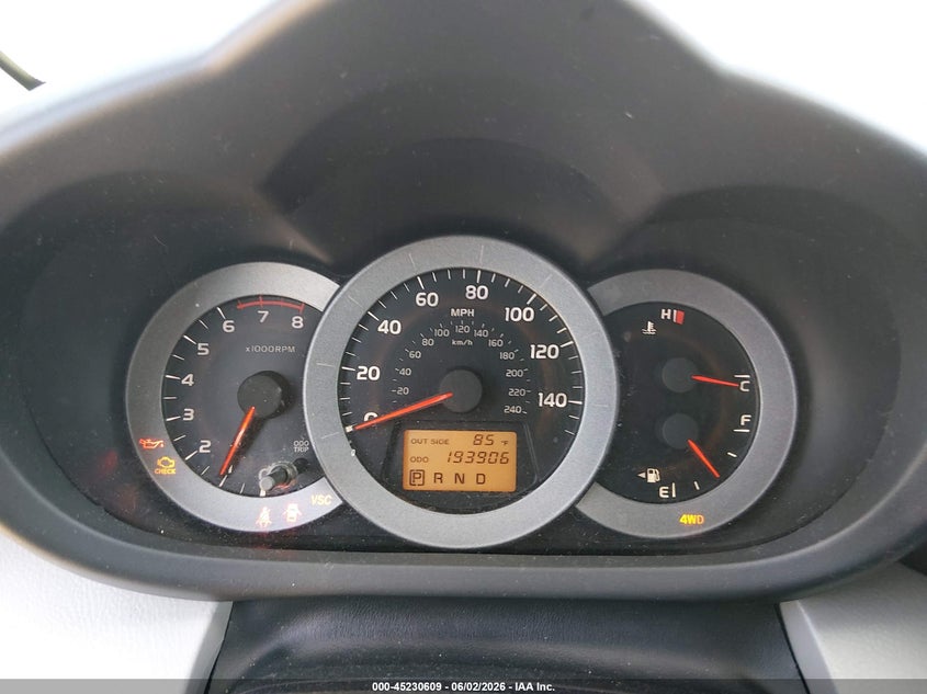 2008 Toyota Rav4 VIN JTMBK35V685052644 IAAI salvage auction — NORMAL WEAR, Affidavit In Lieu Of Title - Non-Public (Washington), sold $2,000 on 2026-07-29 (photo 7)