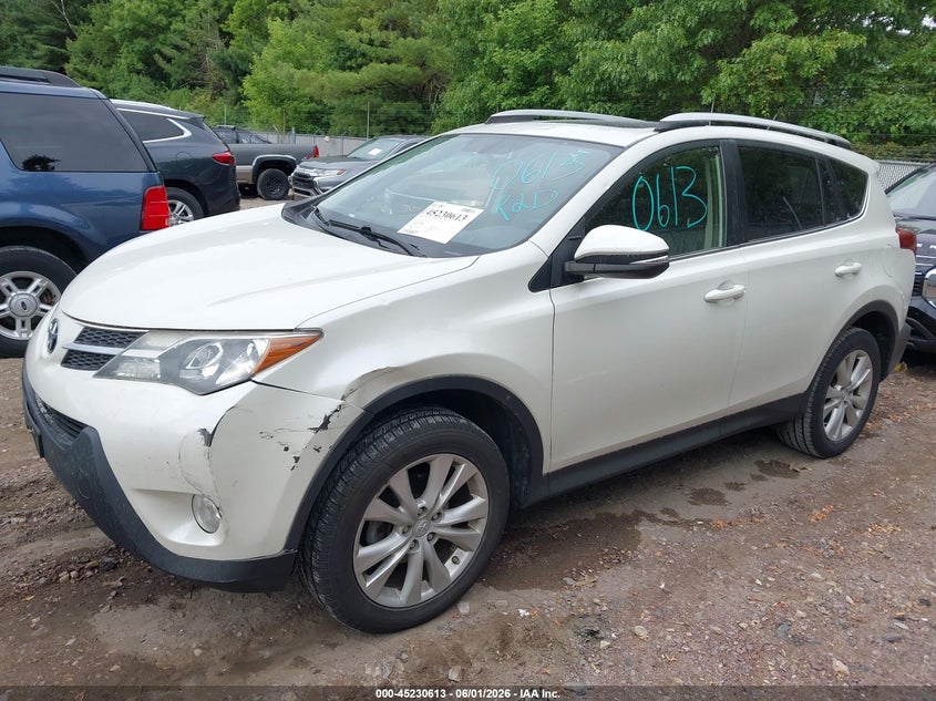 2013 Toyota Rav 4 VIN JTMDFREV7D5019243 IAAI salvage auction — HAIL, Salvage Title, sold $3,200 on 2026-07-22 (photo 2)
