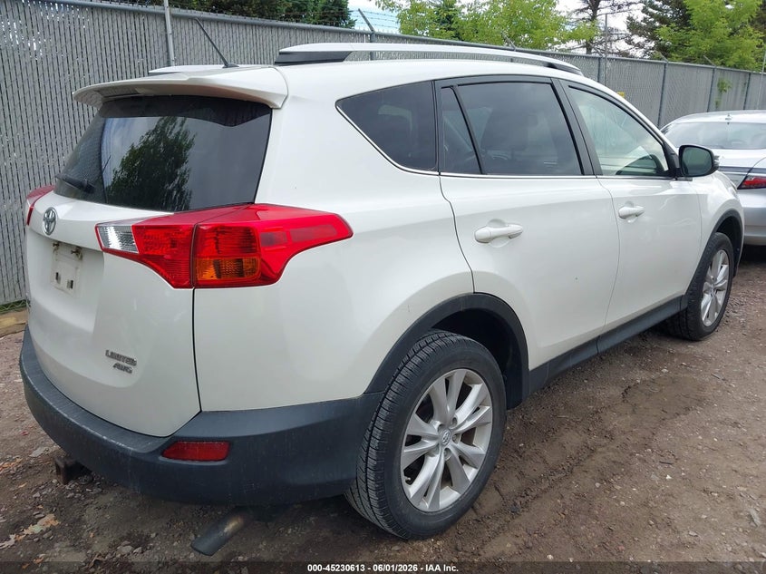 2013 Toyota Rav 4 VIN JTMDFREV7D5019243 IAAI salvage auction — HAIL, Salvage Title, sold $3,200 on 2026-07-22 (photo 4)