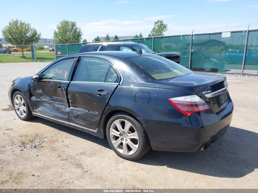 2010 Acura Rl VIN JH4KB2F60AC001111 IAAI salvage auction — SIDE, Salvage (Idaho), sold $400 on 2026-07-28 (photo 3)