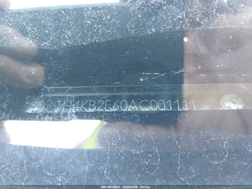2010 Acura Rl VIN JH4KB2F60AC001111 IAAI salvage auction — SIDE, Salvage (Idaho), sold $400 on 2026-07-28 (photo 9)