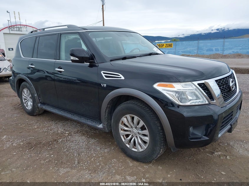 2019 Nissan Armada VIN JN8AY2NC3K9584991 IAAI salvage auction — REAR END, Salvage Title, sold $7,050 on 2026-07-22 (photo 1)