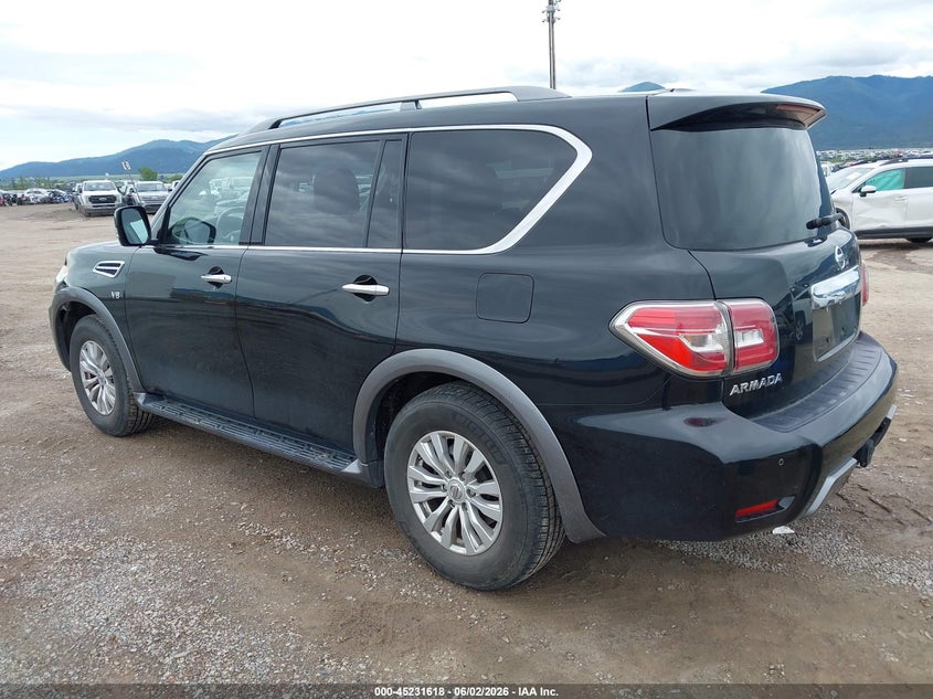 2019 Nissan Armada VIN JN8AY2NC3K9584991 IAAI salvage auction — REAR END, Salvage Title, sold $7,050 on 2026-07-22 (photo 3)