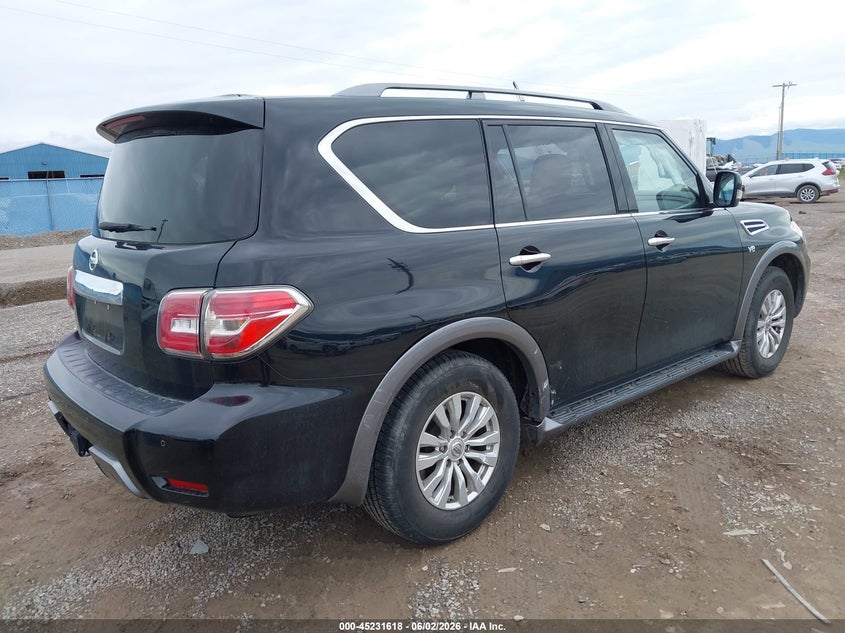 2019 Nissan Armada VIN JN8AY2NC3K9584991 IAAI salvage auction — REAR END, Salvage Title, sold $7,050 on 2026-07-22 (photo 4)