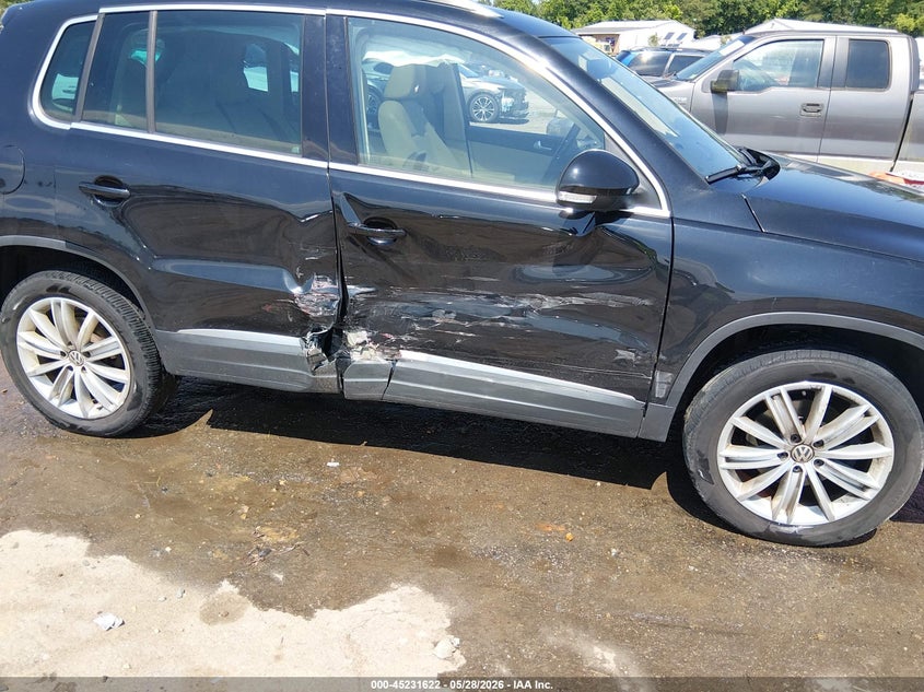 2014 Volkswagen Tiguan VIN WVGBV3AX7EW549282 IAAI salvage auction — SIDE, Clear (Virginia), sold $1,350 on 2026-07-24 (photo 6)