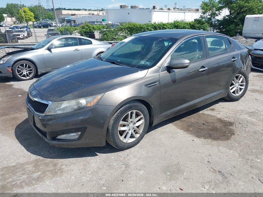 2012 Kia Optima VIN 5XXGM4A73CG075316 IAAI salvage auction — REAR END, Salvage (Pennsylvania), sold $600 on 2026-07-17 (photo 2)