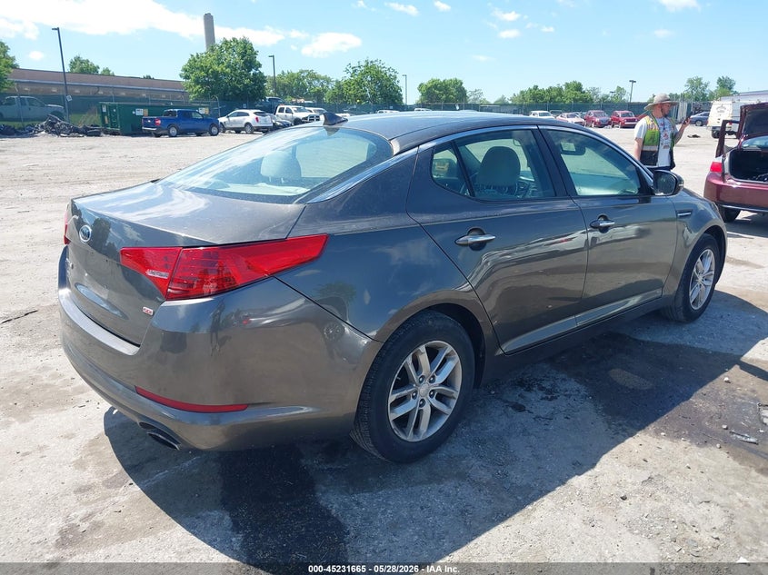 2012 Kia Optima VIN 5XXGM4A73CG075316 IAAI salvage auction — REAR END, Salvage (Pennsylvania), sold $600 on 2026-07-17 (photo 4)