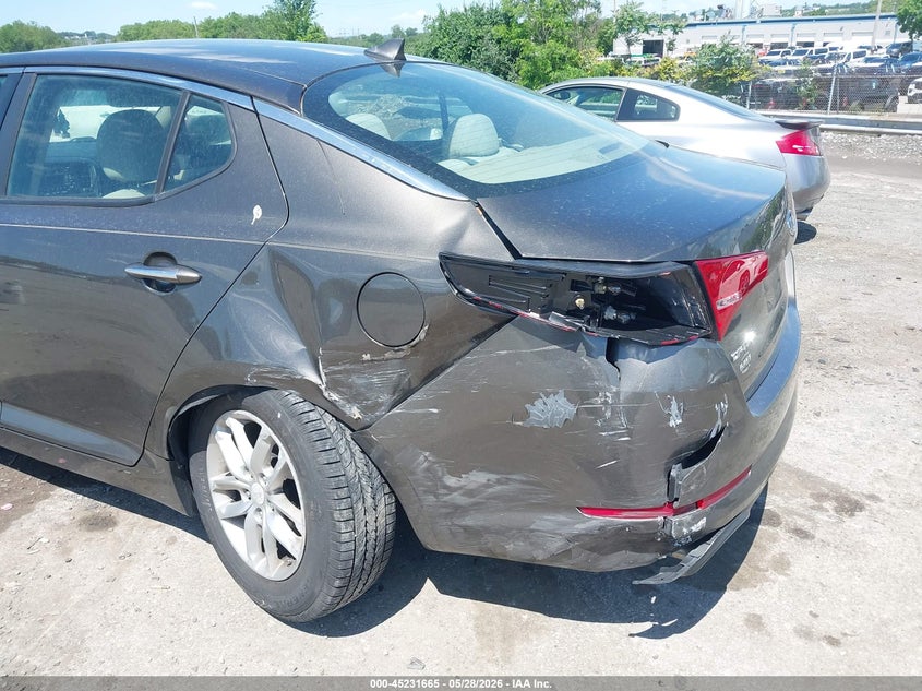 2012 Kia Optima VIN 5XXGM4A73CG075316 IAAI salvage auction — REAR END, Salvage (Pennsylvania), sold $600 on 2026-07-17 (photo 6)