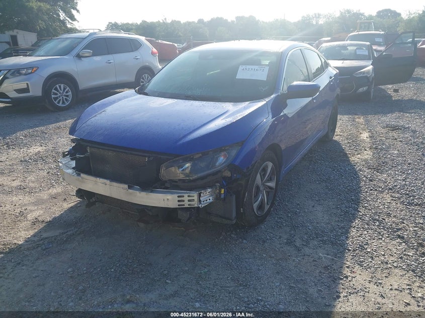 2019 Honda Civic VIN 19XFC2F61KE031244 IAAI salvage auction — FRONT & REAR, Salvage Title, sold $2,050 on 2026-07-23 (photo 2)