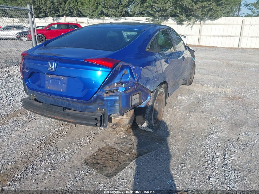 2019 Honda Civic VIN 19XFC2F61KE031244 IAAI salvage auction — FRONT & REAR, Salvage Title, sold $2,050 on 2026-07-23 (photo 4)