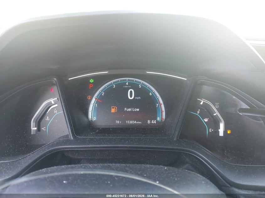 2019 Honda Civic VIN 19XFC2F61KE031244 IAAI salvage auction — FRONT & REAR, Salvage Title, sold $2,050 on 2026-07-23 (photo 7)