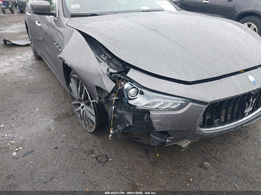 2015 Maserati Ghibli VIN ZAM57RTA1F1145203 IAAI salvage auction — FRONT END, Salvage Title, sold $3,275 on 2026-08-07 (photo 6)