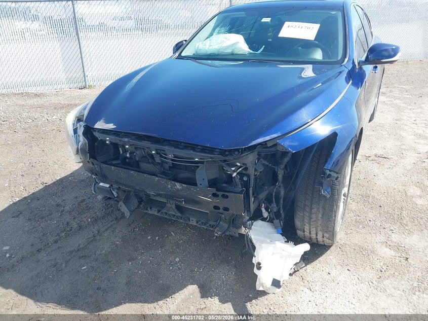 2021 Infiniti Q50 VIN JN1EV7BP5MM702052 IAAI salvage auction — FRONT END, Salvage Title, sold $2,950 on 2026-07-14 (photo 6)