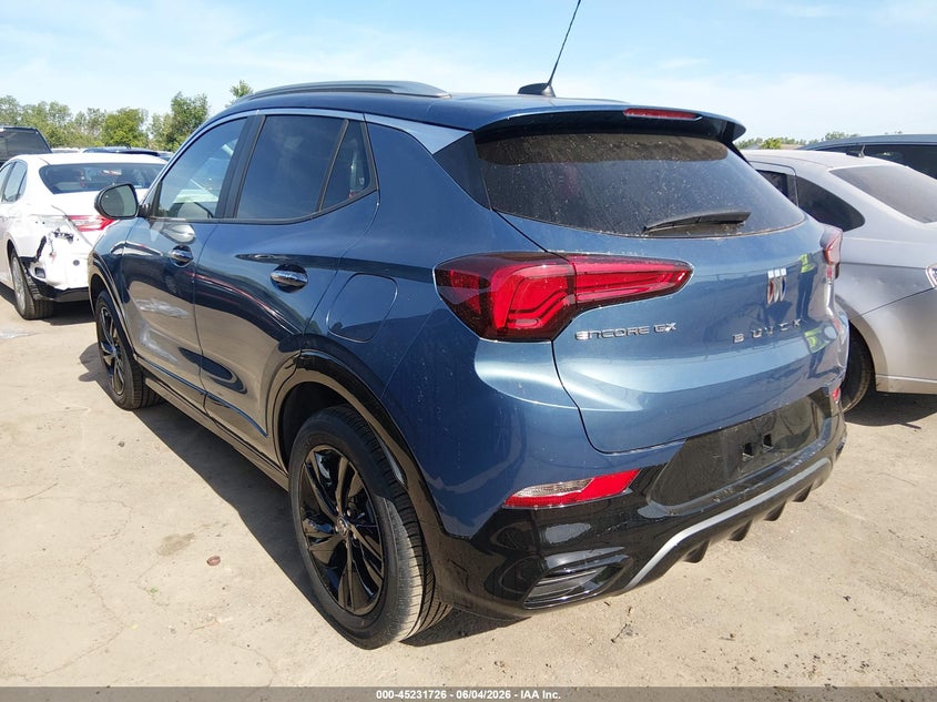 2025 Buick Encore gx VIN KL4AMDSL3SB045054 IAAI salvage auction — HAIL, Salvage Title, sold $11,375 on 2026-08-25 (photo 3)