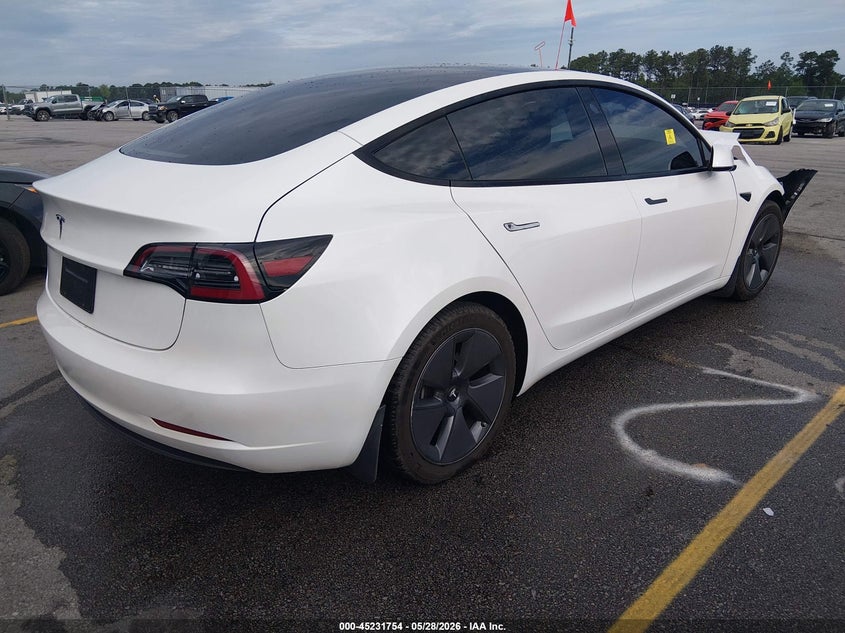 2023 Tesla Model 3 VIN 5YJ3E1EA9PF397953 IAAI salvage auction — FRONT END, Salvage (South Carolina), sold $5,400 on 2026-07-14 (photo 4)