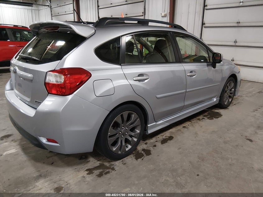 2012 Subaru Impreza VIN JF1GPAS69CH230861 IAAI salvage auction — HAIL, Salvage Title, sold $1,525 on 2026-07-14 (photo 4)