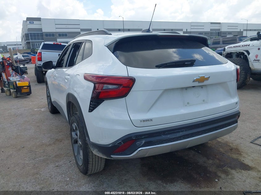 2025 Chevrolet Trax VIN KL77LHEP7SC207073 IAAI salvage auction — FRONT END, Salvage (Texas), sold $3,000 on 2026-07-28 (photo 3)