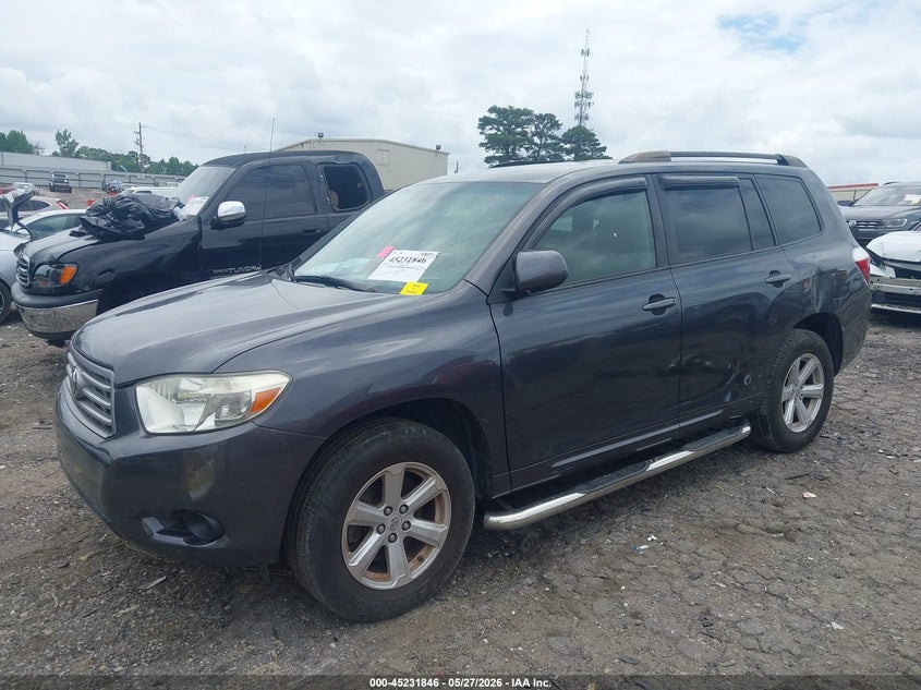 2009 Toyota Highlander VIN JTEDA41A192003936 IAAI salvage auction — RIGHT SIDE, Salvage (Texas), sold $3,225 on 2026-07-15 (photo 2)