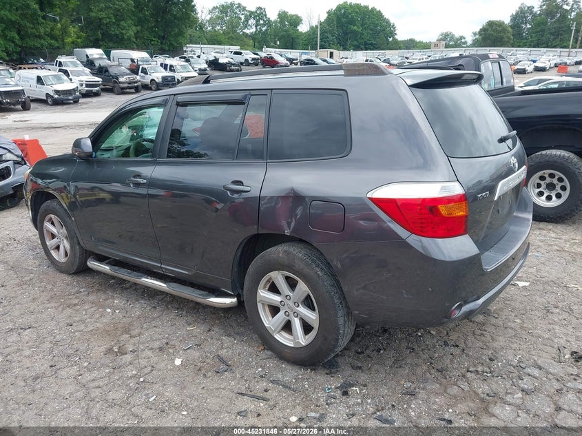 2009 Toyota Highlander VIN JTEDA41A192003936 IAAI salvage auction — RIGHT SIDE, Salvage (Texas), sold $3,225 on 2026-07-15 (photo 3)