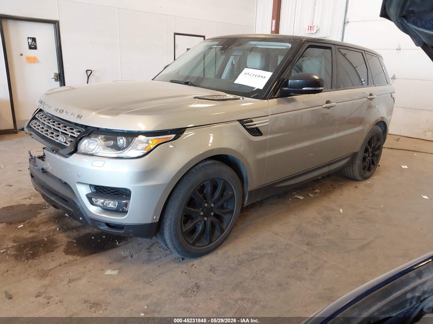 2014 Land rover Range rover sport VIN SALWR2WF7EA331191 IAAI salvage auction — FRONT END, Clear (Michigan), sold $4,250 on 2026-08-20 (photo 2)