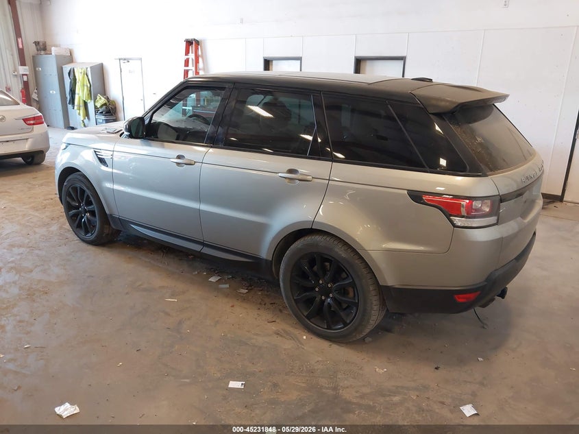 2014 Land rover Range rover sport VIN SALWR2WF7EA331191 IAAI salvage auction — FRONT END, Clear (Michigan), sold $4,250 on 2026-08-20 (photo 3)
