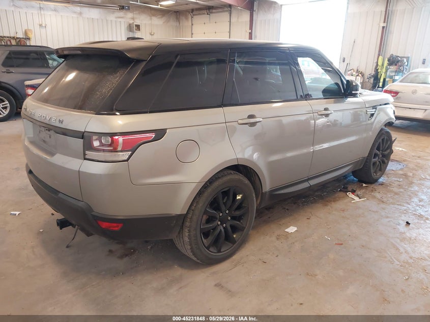 2014 Land rover Range rover sport VIN SALWR2WF7EA331191 IAAI salvage auction — FRONT END, Clear (Michigan), sold $4,250 on 2026-08-20 (photo 4)