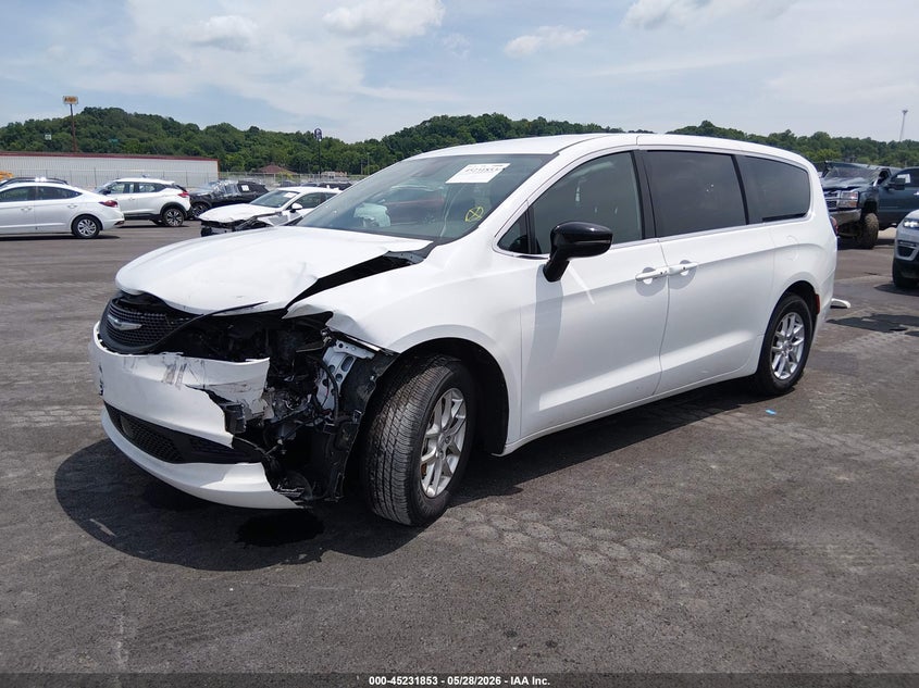 2025 Chrysler Voyager VIN 2C4RC1CG1SR594250 IAAI salvage auction — LEFT FRONT, Salvage Title, sold $8,450 on 2026-07-07 (photo 2)