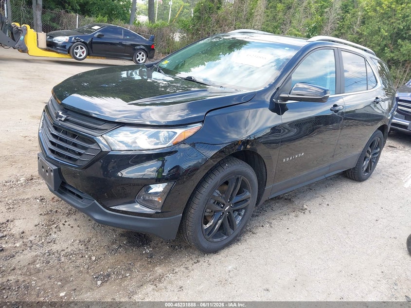 2021 Chevrolet Equinox VIN 2GNAXUEV1M6134600 IAAI salvage auction — REAR END, Salvage Title, sold $5,600 on 2026-08-01 (photo 2)