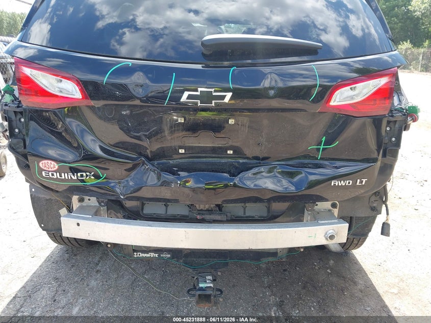 2021 Chevrolet Equinox VIN 2GNAXUEV1M6134600 IAAI salvage auction — REAR END, Salvage Title, sold $5,600 on 2026-08-01 (photo 6)
