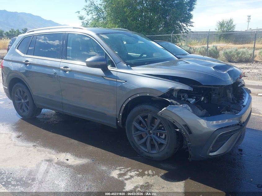 2022 Volkswagen Tiguan VIN 3VV2B7AX4NM037923 IAAI salvage auction — FRONT END, Salvage Title, sold $6,600 on 2026-07-05 (photo 1)