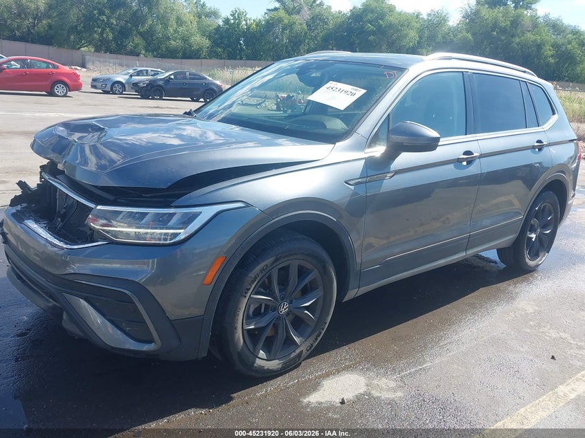 2022 Volkswagen Tiguan VIN 3VV2B7AX4NM037923 IAAI salvage auction — FRONT END, Salvage Title, sold $6,600 on 2026-07-05 (photo 2)