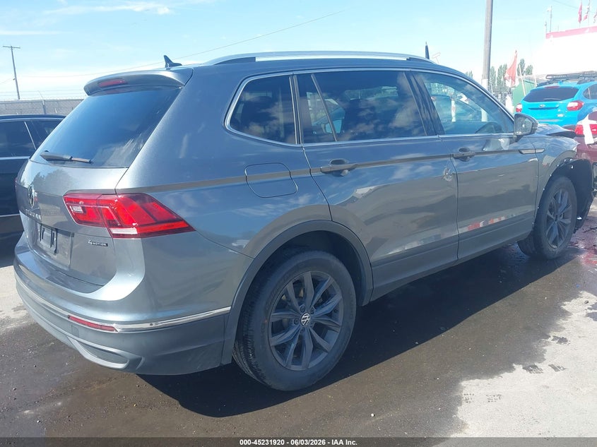 2022 Volkswagen Tiguan VIN 3VV2B7AX4NM037923 IAAI salvage auction — FRONT END, Salvage Title, sold $6,600 on 2026-07-05 (photo 4)