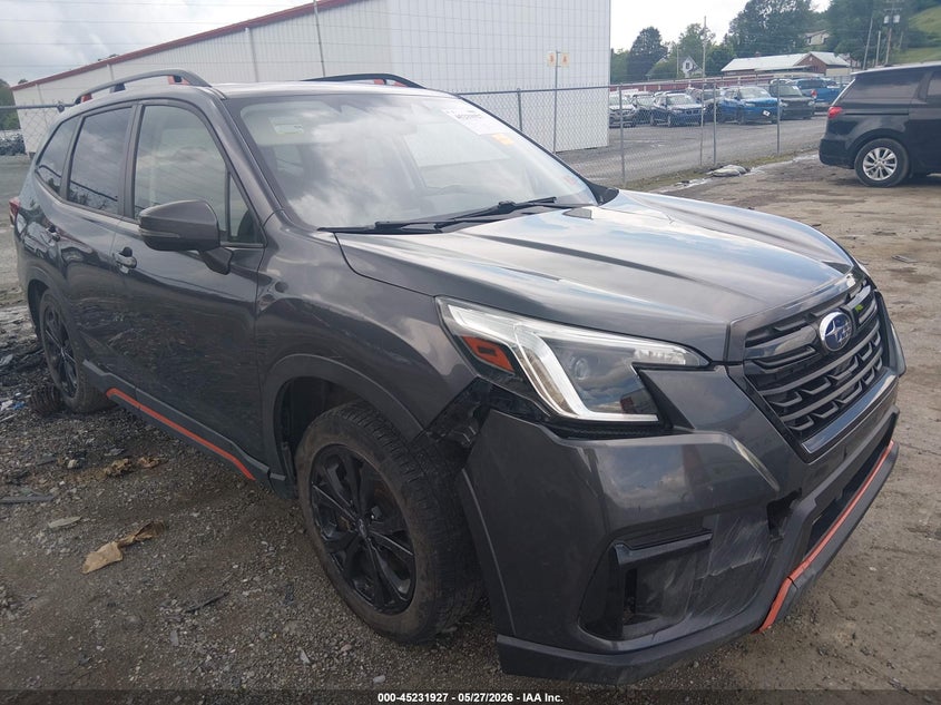 2023 Subaru Forester VIN JF2SKAJC0PH427614 IAAI salvage auction — FRONT END, Salvage (West Virginia), sold $8,200 on 2026-07-30 (photo 1)