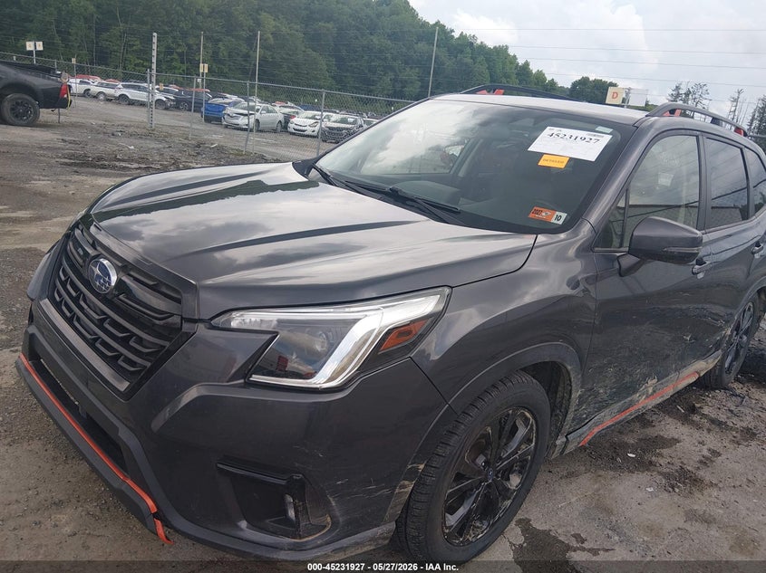 2023 Subaru Forester VIN JF2SKAJC0PH427614 IAAI salvage auction — FRONT END, Salvage (West Virginia), sold $8,200 on 2026-07-30 (photo 2)